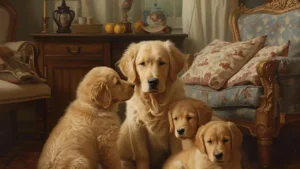 Caring for Your Own Golden Retriever Puppies