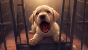 Why Is  Puppy Screaming in the Crate?