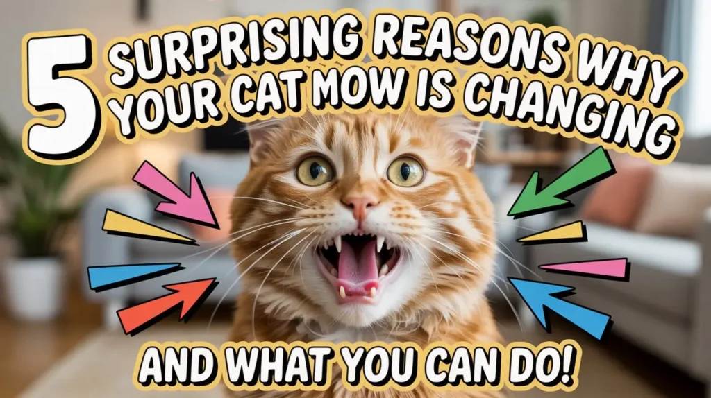 5 Surprising Reasons Why Your Cat’s Meow Is Changing — and What You Can Do!