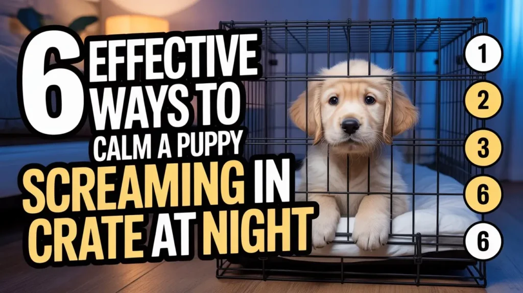6 Effective Ways to Calm a Puppy Screaming in Crate at Night
