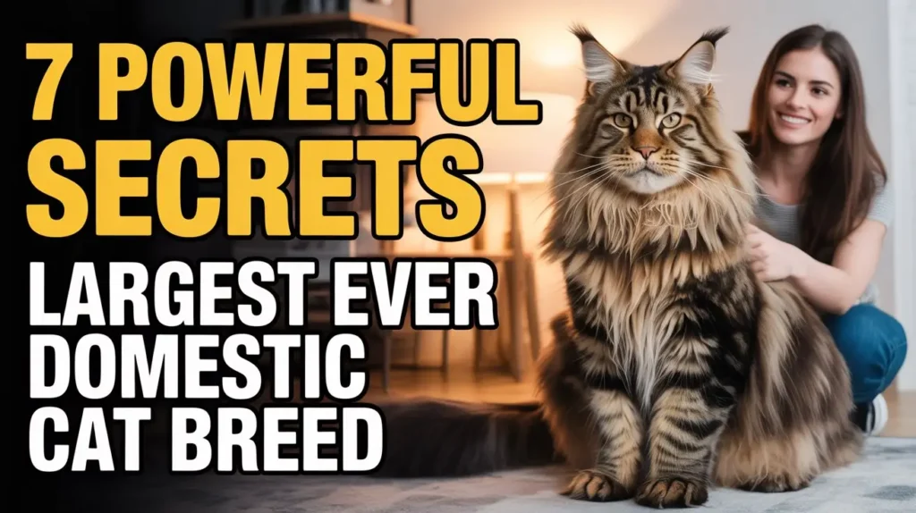 7 Powerful Secrets of the Largest EVER Domestic Cat Breed in the World