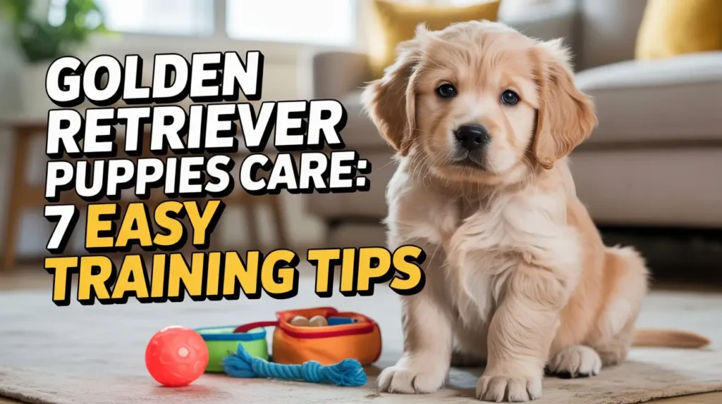 Golden Retriever Puppies Care: 7 Easy Training Tips