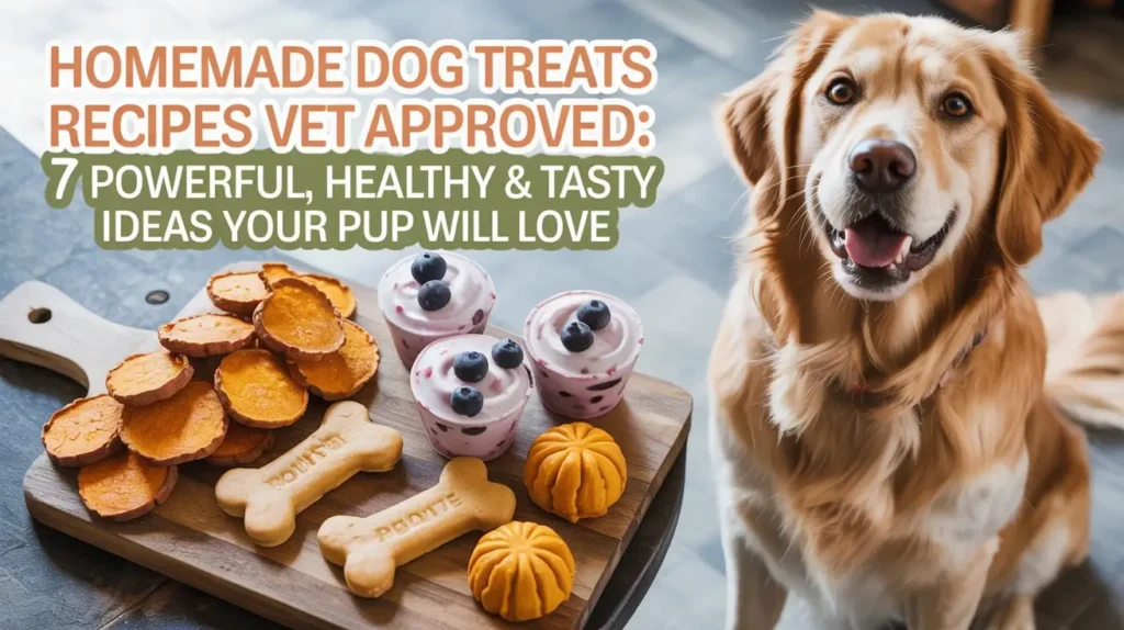 Homemade Dog Treats Recipes Vet Approved: 7 Powerful, Healthy & Tasty Ideas Your Pup Will Love