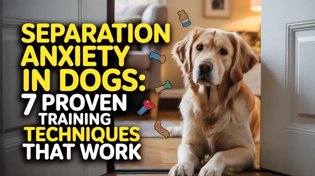 Separation Anxiety in Dogs: 7 Proven Training Techniques That Work
